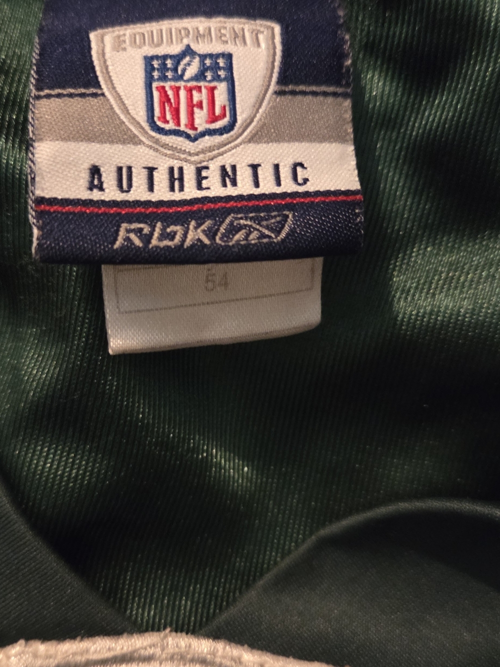 Reebok NFL Authentic Men's Green Jersey
